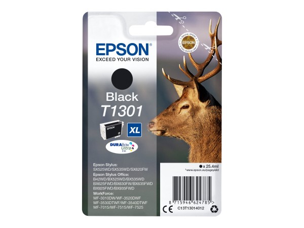 Epson T1301 - 25.4 ml - Größe XL - Schwarz - Original