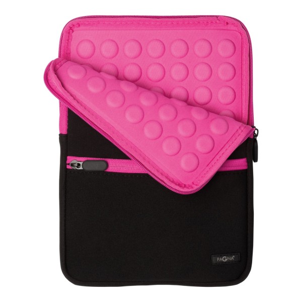 Pagna Tablettasche Go! - Schutzhülle - Universal - 25,4 cm (10 Zoll) - Schwarz - Pink