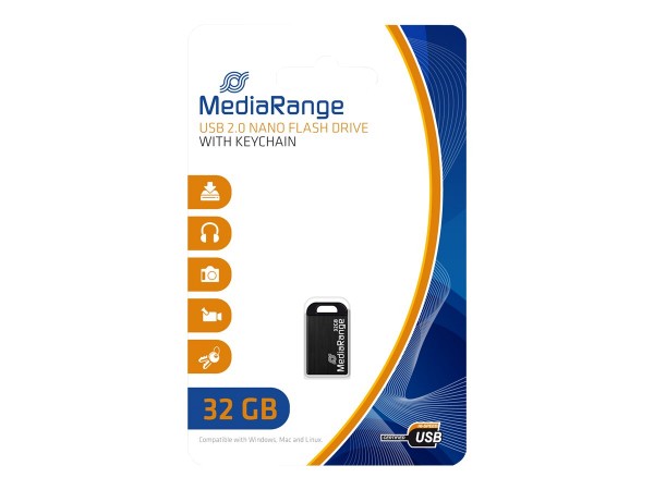 MEDIARANGE Nano - USB-Flash-Laufwerk - 32 GB