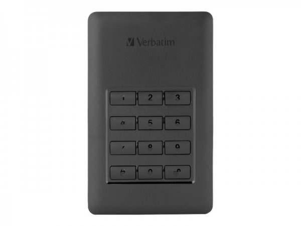 Verbatim Store 'n' Go Secure Portable HDD with Keypad Access - Festplatte - verschlüsselt - 2 TB - e