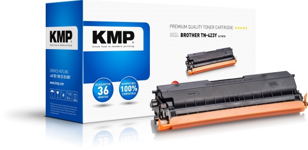 KMP Toner sostituisce Brother TN-423Y - TN423Y Compatibile Giallo 4000 pagine B-T101X - 4000 Seiten