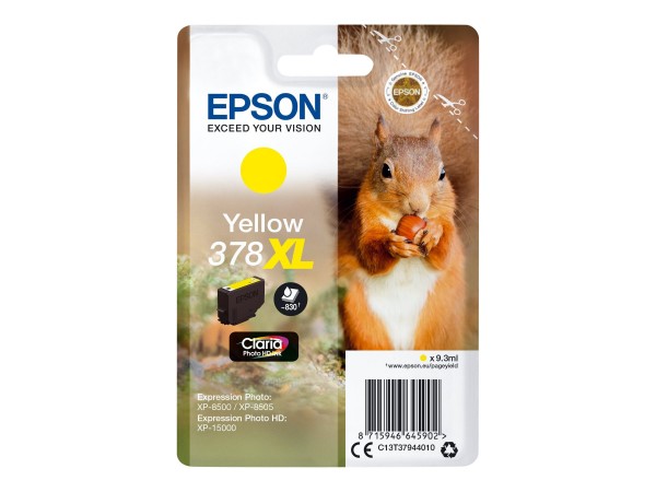 Epson 378XL - 9.3 ml - XL - Gelb - Original - Blisterverpackung