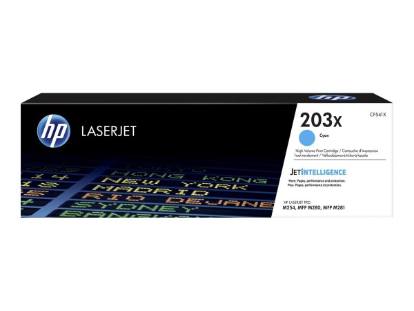 HP 203X - Hohe Ergiebigkeit - Cyan - Original - LaserJet - Tonerpatrone (CF541X)