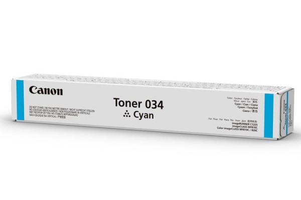 Canon 034 - Cyan - Original - Tonerpatrone - für ImageCLASS MF810Cdn, MF820Cdn