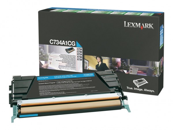 Lexmark Cyan - Original - Tonerpatrone LCCP, LRP