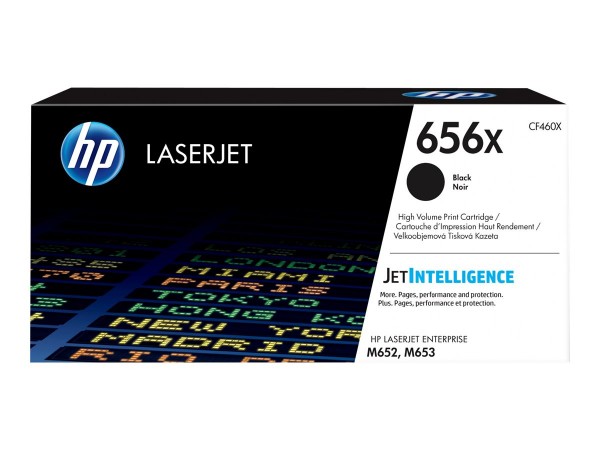 HP 656X - Hohe Ergiebigkeit - Schwarz - Original - LaserJet - Tonerpatrone (CF460X)