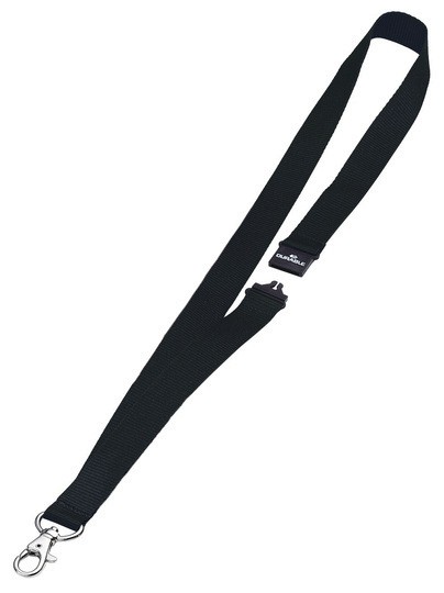 Durable Textilband 20 mit Sicherheitsverschluss - Schwarz - 20 mm - 44 cm - 10 Stück(e)