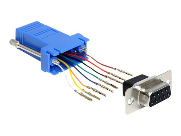 Delock Serieller Adapter - RJ-45 (W) bis DB-9 (W)