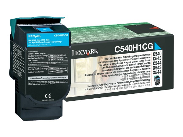 Lexmark Hohe Ergiebigkeit - Cyan - Original