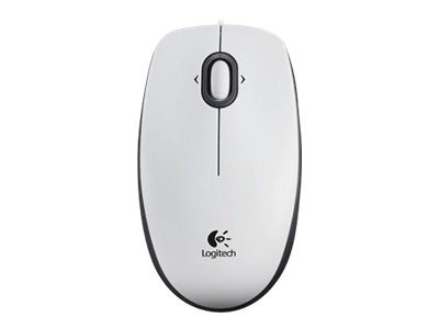 Logitech B100 - optische Maus - weiß