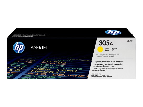 HP 305A - Gelb - Original - LaserJet - Tonerpatrone (CE412A)