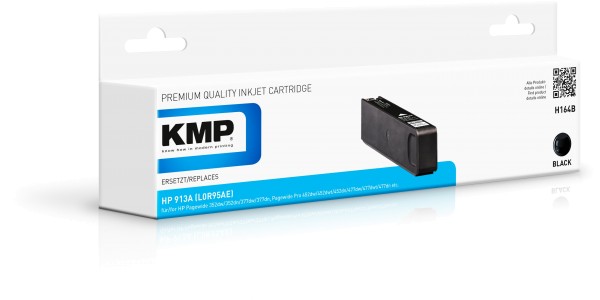 KMP H164B - Compatible - Tinte auf Pigmentbasis - Schwarz - HP - HP PageWide 352 dw - HP PageWide MF