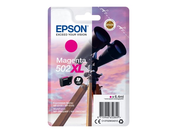 Epson 502XL - 6.4 ml - mit hoher Kapazität - Magenta