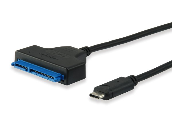 equip 133456 - USB Type C - SATA - Männlich/Männlich - 0,5 m - Schwarz