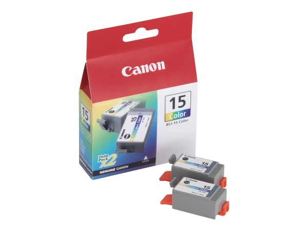 Canon BCI-15 Colour Twin Pack - 2er-Pack - Gelb, Cyan, Magenta