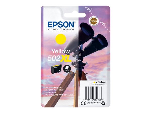 Epson 502XL - 6.4 ml - mit hoher Kapazität - Gelb