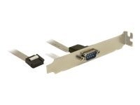 Delock Slot Bracket > 1 x Serial - Serielles Bedienfeld - 9-polig IDC (W)