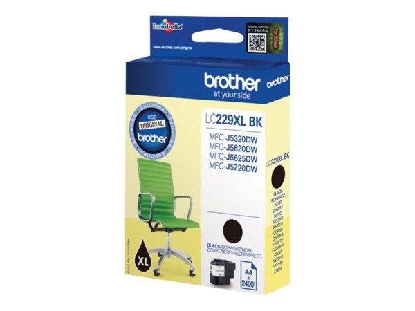 Brother LC-229XLBK - Schwarz - Original - Tintenpatrone