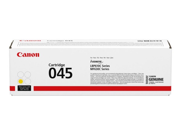 Canon 045 - Gelb - Original - Tonerpatrone - für ImageCLASS LBP611, LBP613, MF631, MF633, MF635