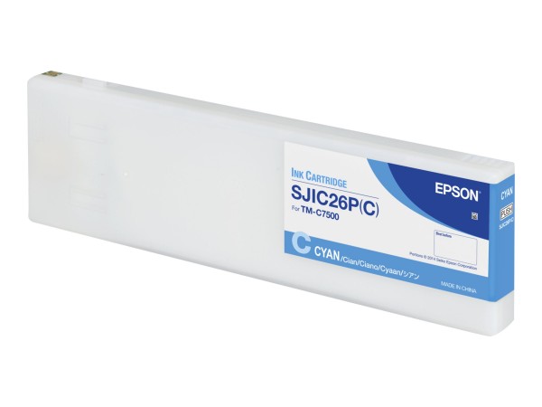 Epson SJIC26P(C) - 294.3 ml - Cyan - Original