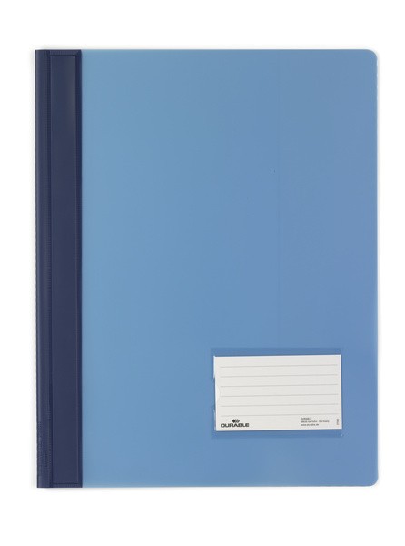 Durable Schnellhefter transluzent - A4 - PVC - Blau - Porträt - 57 x 90 mm - 1 Stück(e)