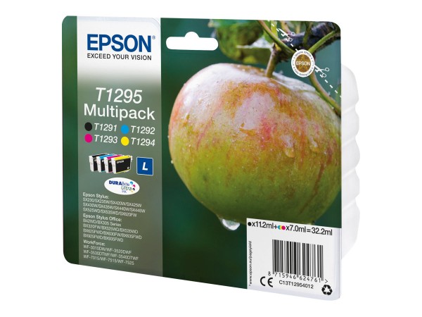 Epson T1295 Multipack - 4er-Pack - 32.2 ml - Schwarz, Gelb, Cyan, Magenta