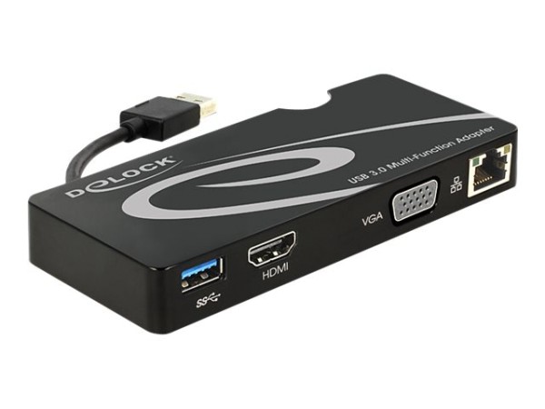 Delock Docking Station - USB - VGA, HDMI