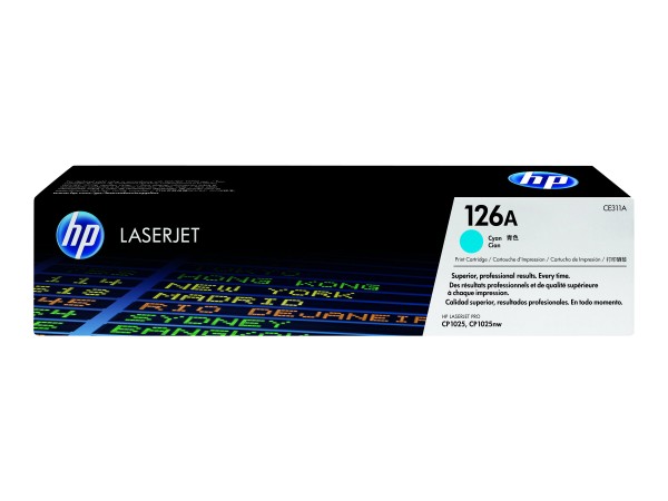 HP 126A - Cyan - Original - LaserJet - Tonerpatrone (CE311A)