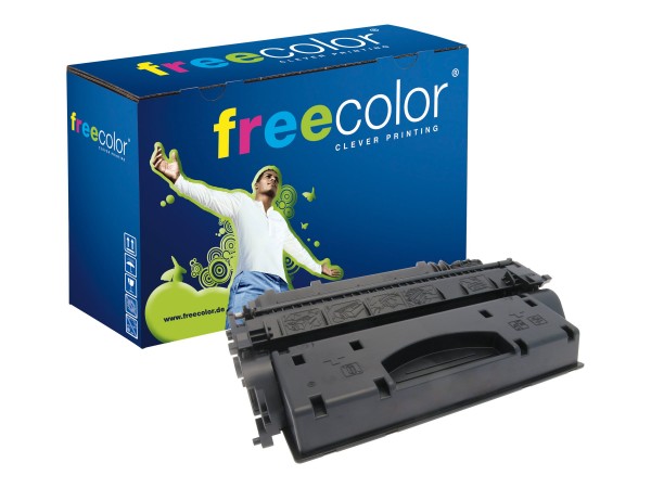 freecolor Schwarz - Tonerpatrone (Alternative zu: HP CE505X)