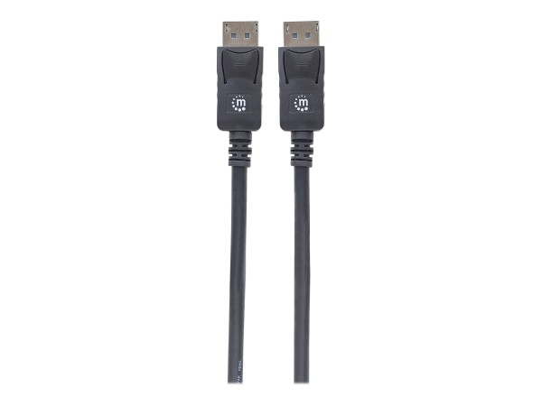 Manhattan DisplayPort-Kabel, DisplayPort-Stecker auf DisplayPort-Stecker, 1 m, schwarz - DisplayPort