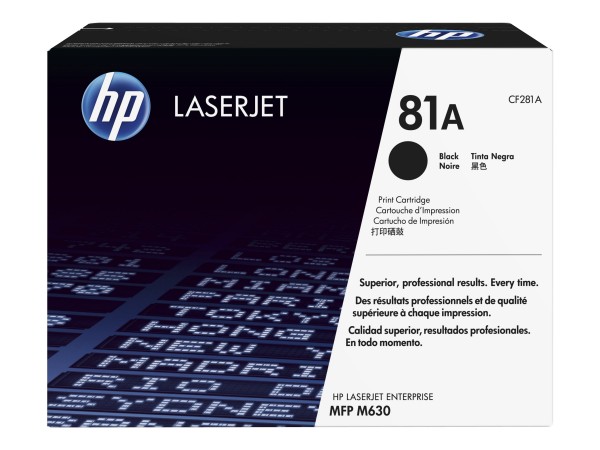 HP 81A - Schwarz - Original - LaserJet - Tonerpatrone (CF281A)