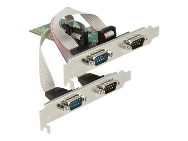 Delock PCI Express Card > 4 x Serial RS-232 - Serieller Adapter