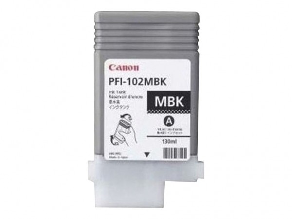 Canon LUCIA PFI-102 MBK - 130 ml - mattschwarz