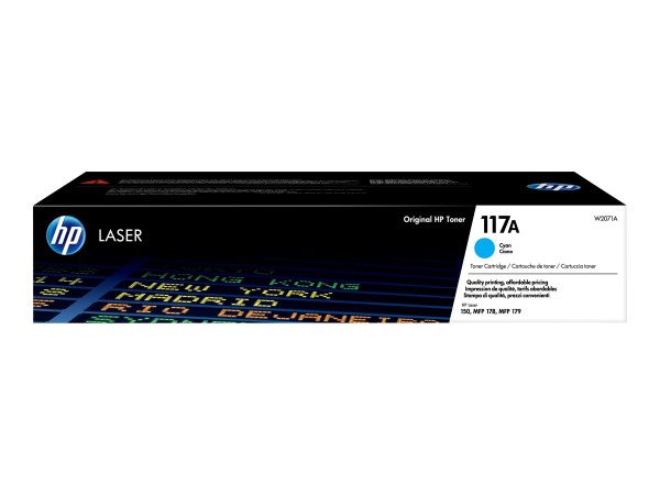 HP 117A - Cyan - Original - Tonerpatrone (W2071A)