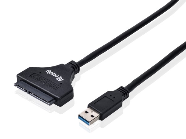 equip 133471 - USB 3.0 A - SATA - Male connector / Male connector - 0,5 m - Schwarz