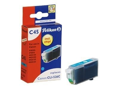 Pelikan C45 - 9 ml - Cyan - Tintenpatrone (Alternative zu: Canon CLI-526C)