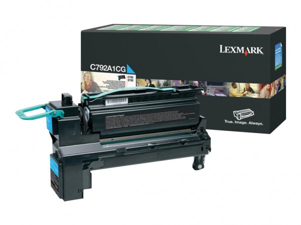 Lexmark Cyan - Original - Tonerpatrone LCCP, LRP