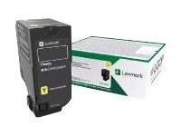 Lexmark Gelb - Original - Tonerpatrone - für Lexmark CS827de