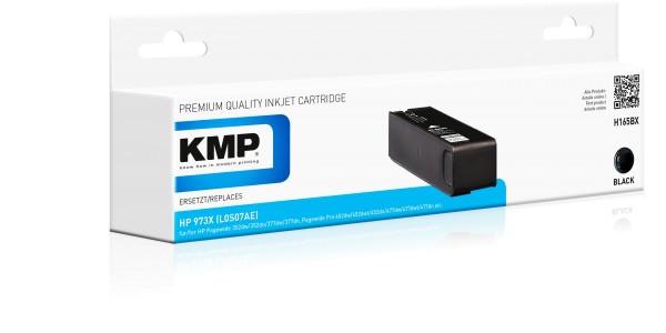 KMP H165BX - Compatible - Tinte auf Pigmentbasis - Schwarz - HP - HP PageWide Pro 450 Series - HP Pa