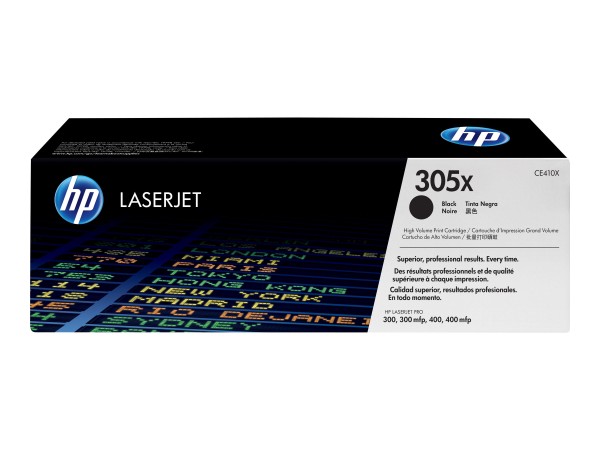 HP 305X - Hohe Ergiebigkeit - Schwarz - Original - LaserJet - Tonerpatrone (CE410X)