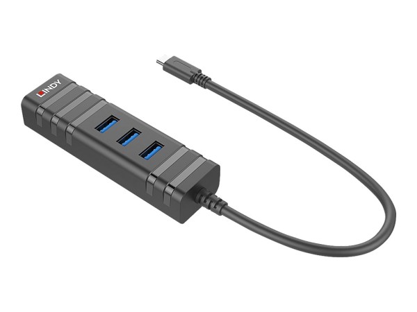 Lindy USB 3.1 Hub & Gigabit Ethernet Adapter