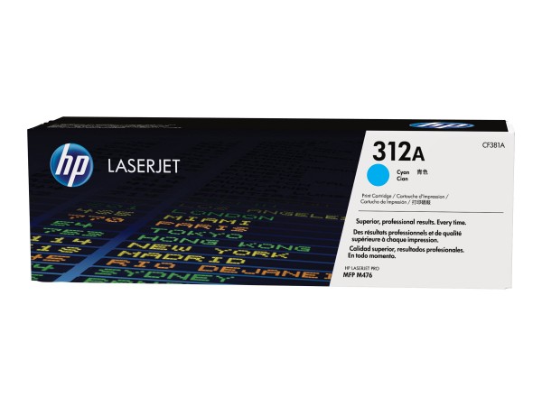 HP 312A - Cyan - Original - LaserJet - Tonerpatrone (CF381A)