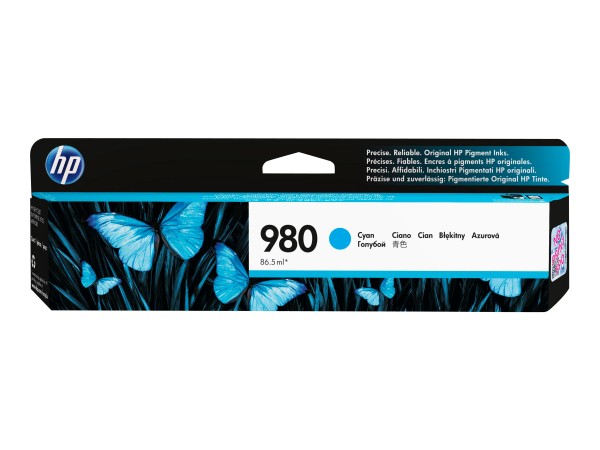 HP 980 - 86.5 ml - Cyan - Original - Tintenpatrone