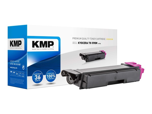 KMP K-T54 - 85 g - Magenta - Tonerpatrone (Alternative zu: Kyocera TK-590M)