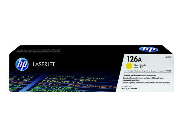 HP 126A - Gelb - Original - LaserJet - Tonerpatrone (CE312A)