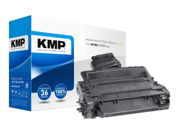 KMP H-T231 - Mit hoher Kapazität - Schwarz - Tonerpatrone (Alternative zu: HP CE255X, HP 55X)