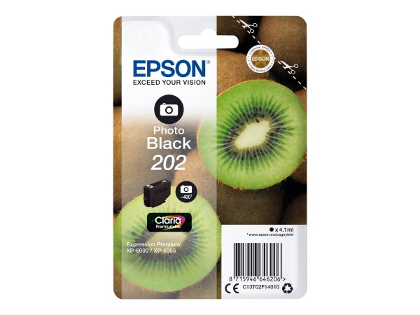 Epson 202 - 4.1 ml - Photo schwarz - Original