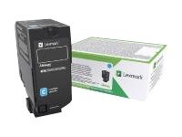 Lexmark Cyan - Original - Tonerpatrone LCCP, LRP, Lexmark Corporate