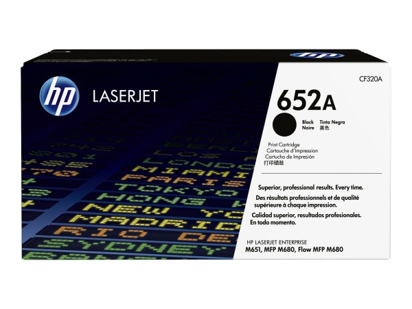 HP 652A - Schwarz - Original - LaserJet - Tonerpatrone (CF320A)