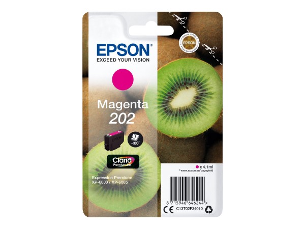 Epson 202 - 4.1 ml - Magenta - Original - Blisterverpackung